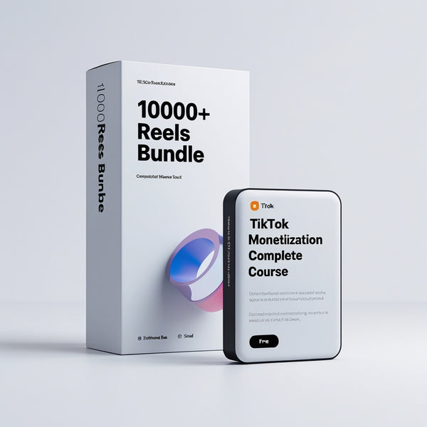 10k+ Viral reels bundle + Tiktok monetization course